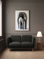 Protective Spirit – Surreal Textured Wildlife Sculpture Wall Art 194