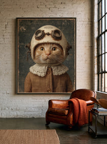 Vintage Aviator Portrait 197