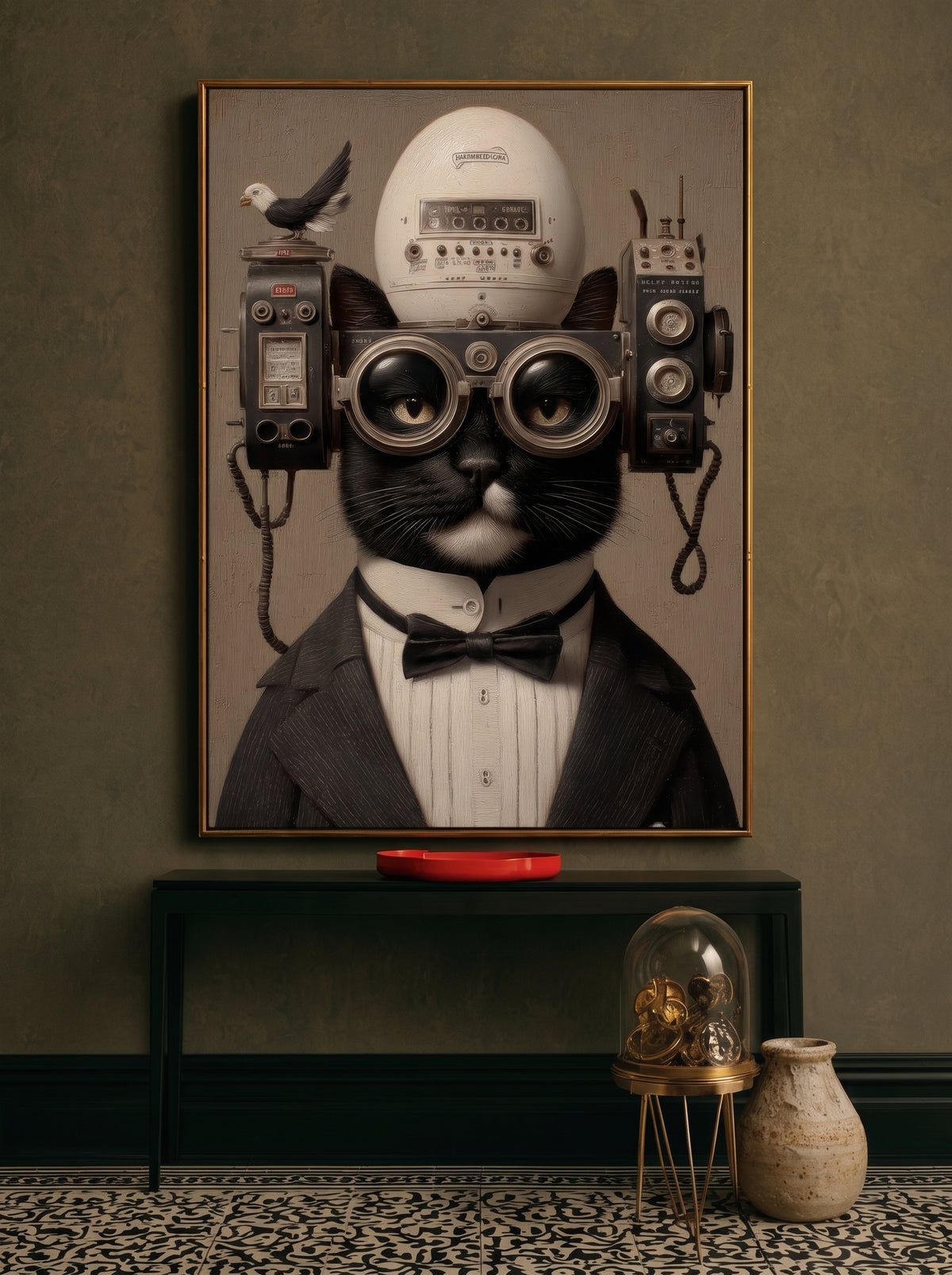 Whimsical Tuxedo Portrait 198