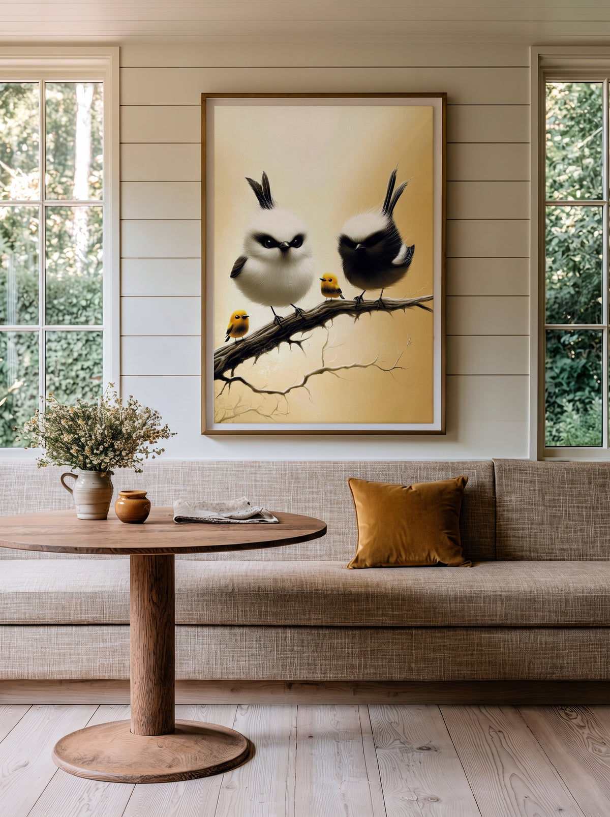 Bird Family Illustration 199