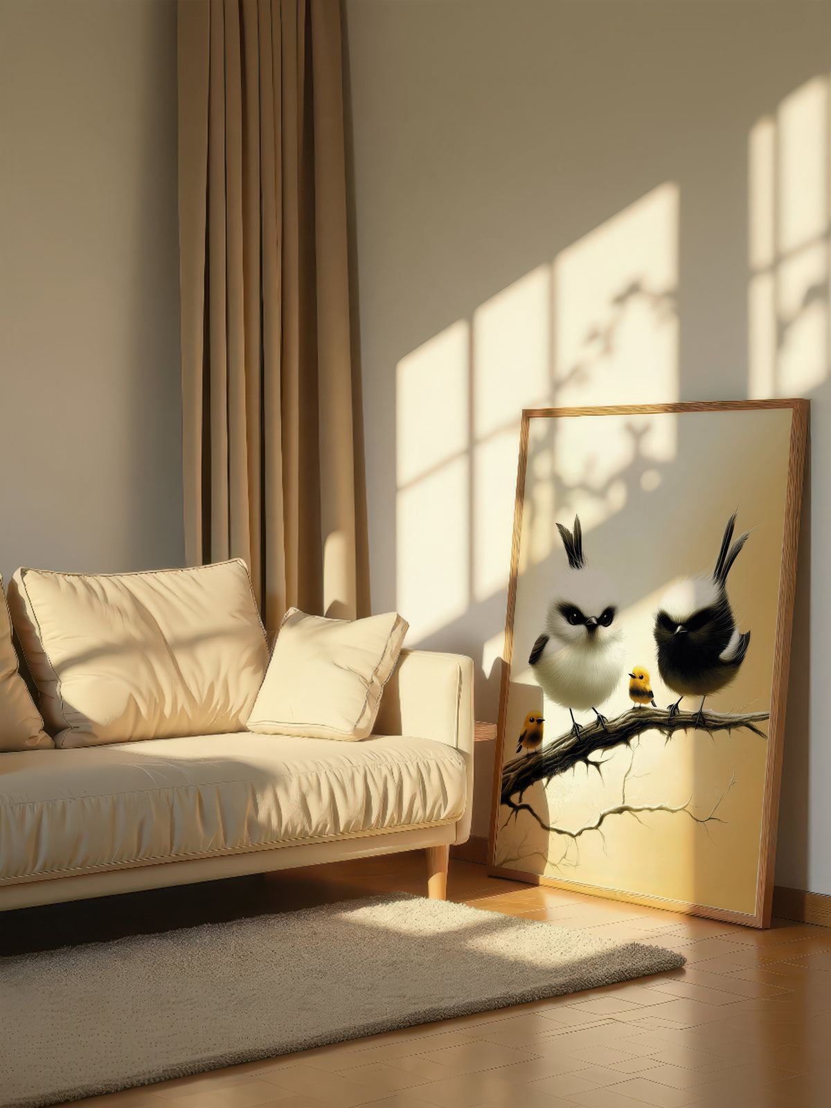 Bird Family Illustration 199