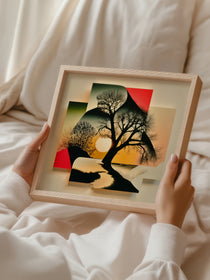 Abstract Collage Sundown 2600