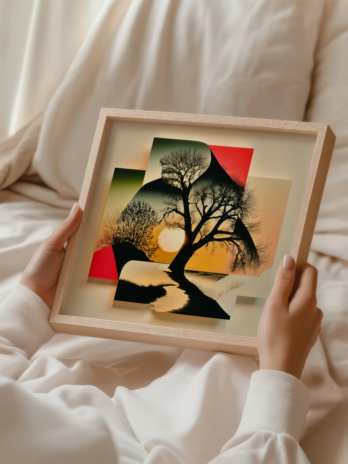 Abstract Collage Sundown 2600