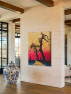 Sunset Passage – Surreal Landscape Journey Wall Art 564