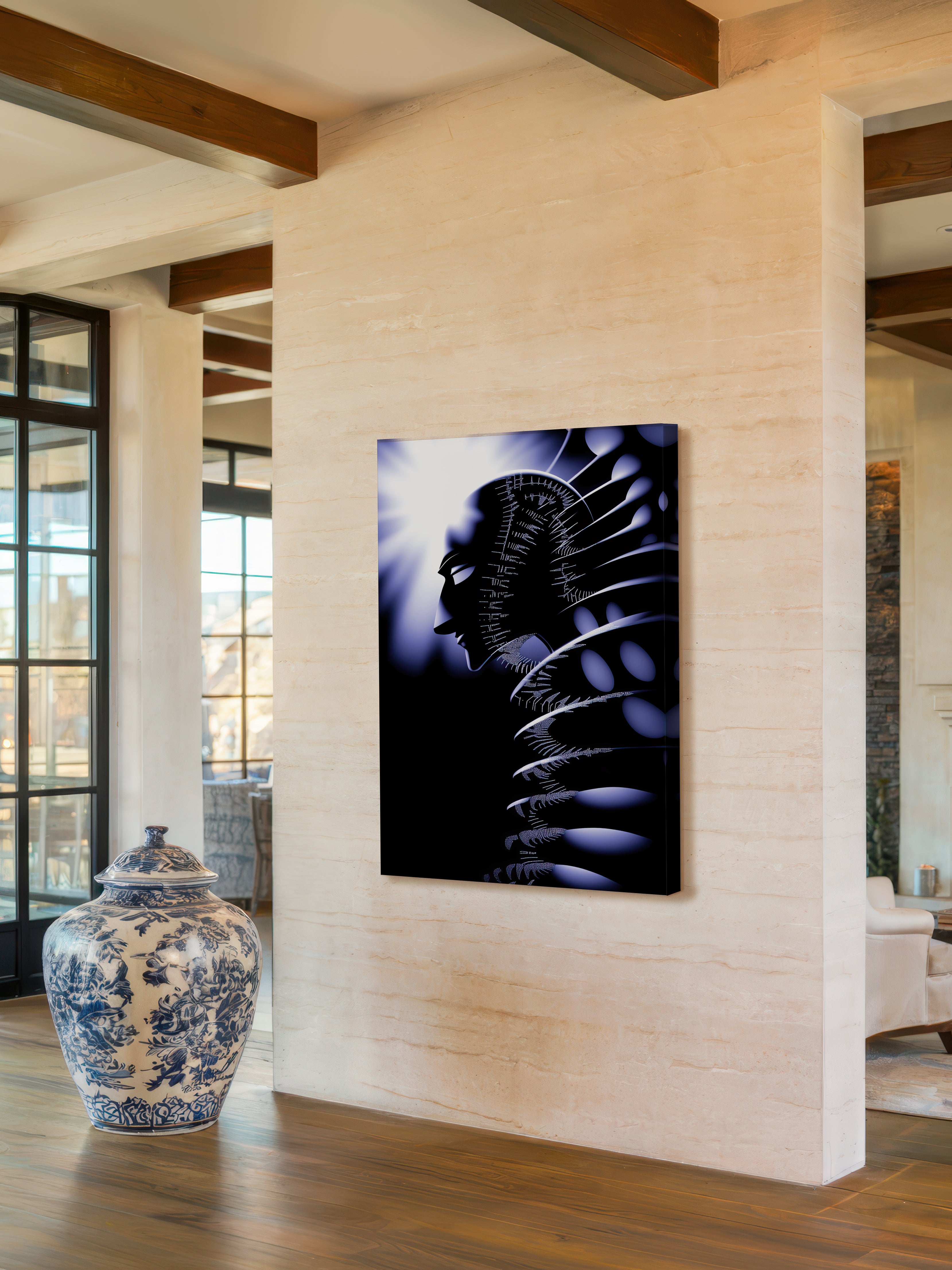 Symmetry – Surreal Geometric Light Wall Art 511
