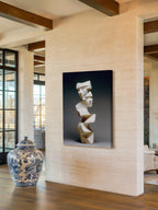 Broken Column – Surreal Minimalist Sculpture Wall Art 423