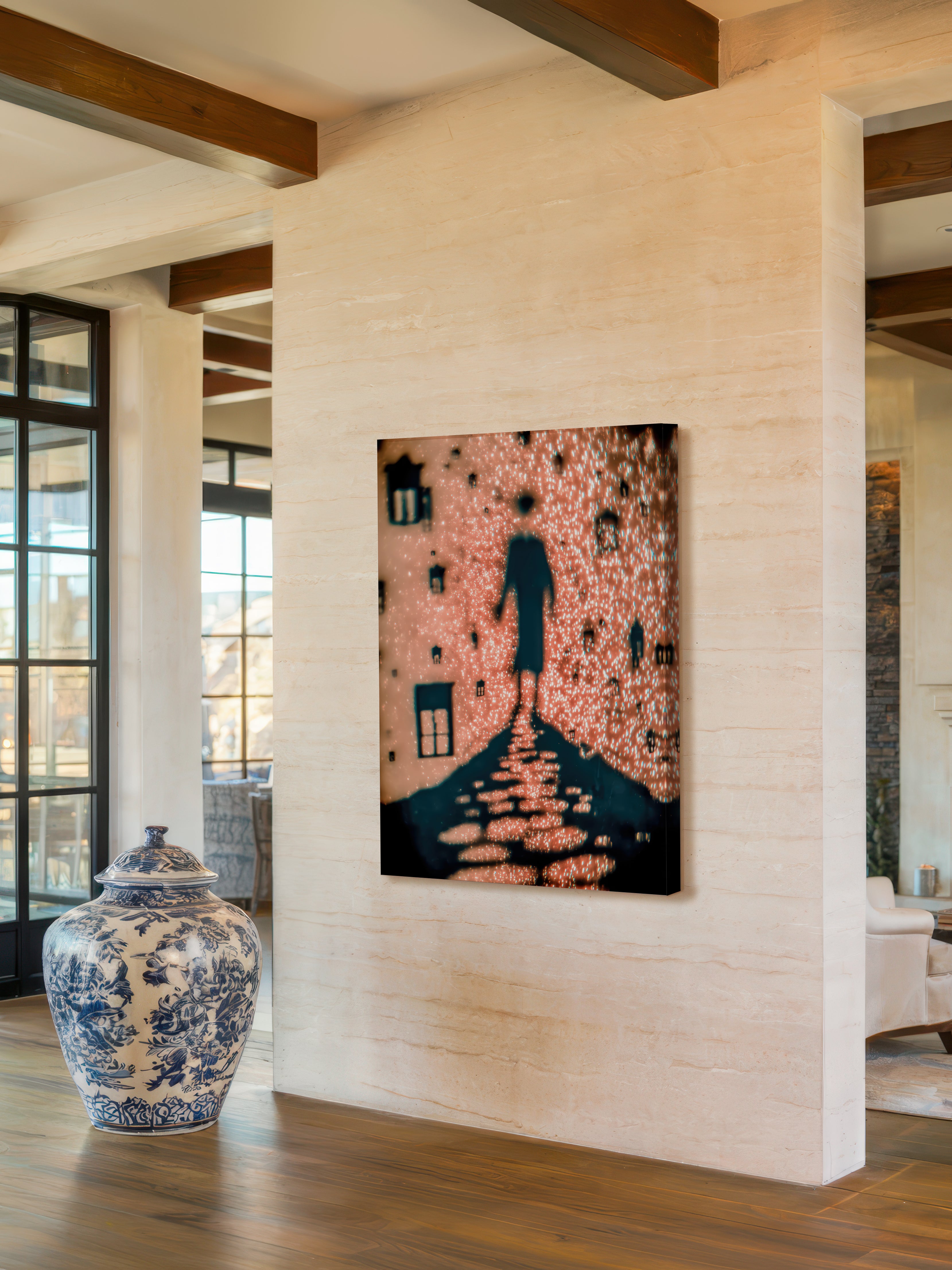 Glitter Shadow – Surreal Urban Scale Wall Art 579