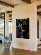 Midnight Radiance – Surreal Gilded Glamour Wall Art 468