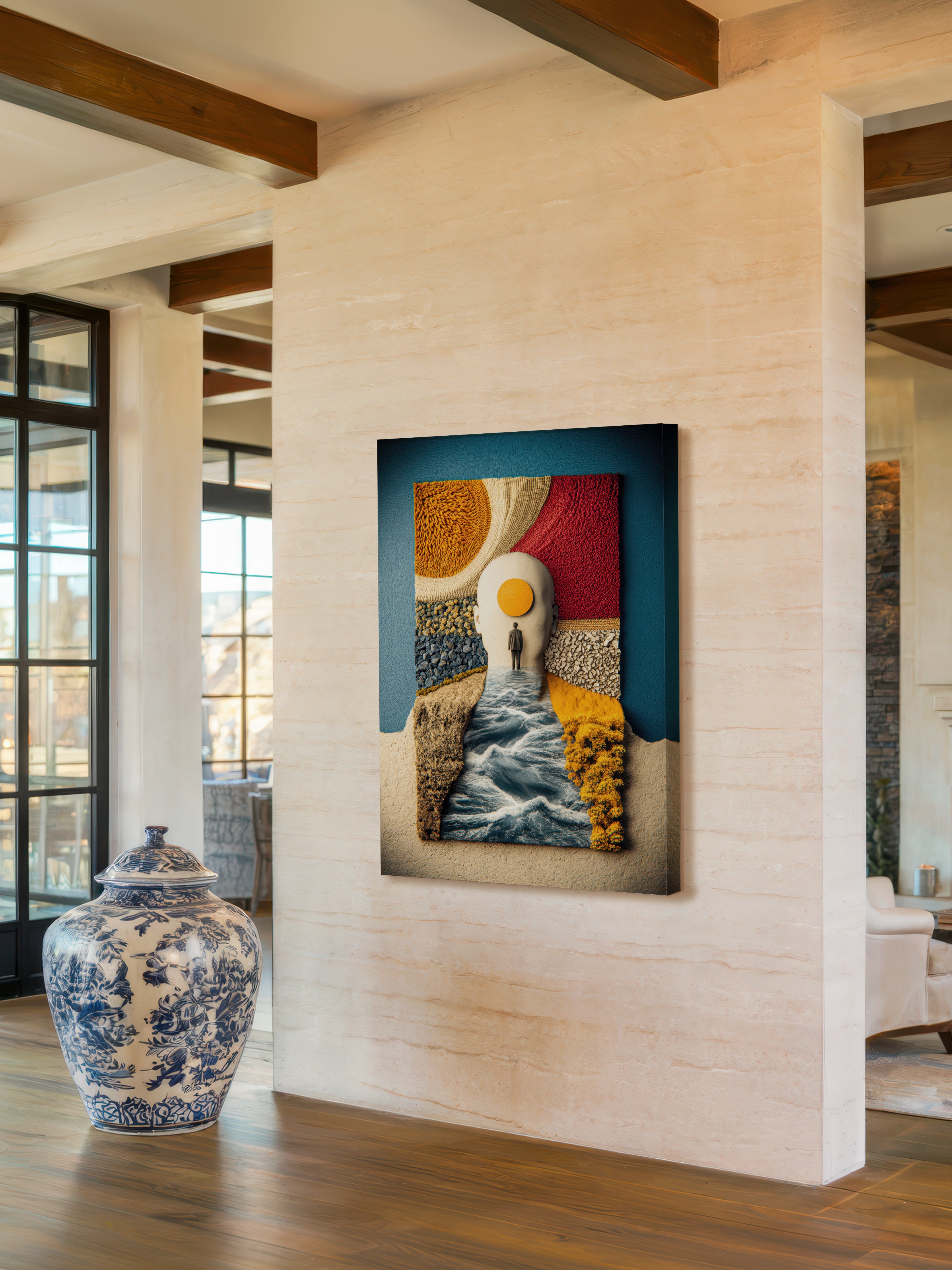 Inner Terrain – Surreal Conceptual Mind Landscape Wall Art 431