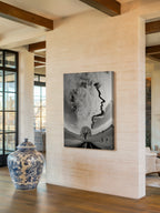 Winter Face Sky – Surreal Cloud Portrait Landscape Wall Art 447