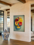 Flower Skull – Surreal Floral Skull Wall Art 408