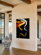 Liquid Ember – Surreal Psychedelic Pop Wall Art 521