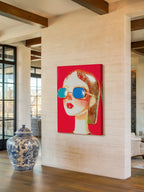 Modern Pop Portrait – Surreal Pop Art Wall Art 496