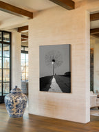 Solitary Seed – Surreal Minimalist Coastal Dandelion Wall Art 480