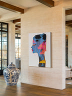 Liquid Skyline – Surreal Vibrant Profile Wall Art 562