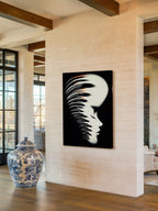 Luminous Frequency – Surreal Ethereal Portrait Wall Art 532