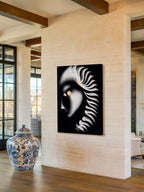Amber Gaze – Surreal Contemporary Portrait Wall Art 510