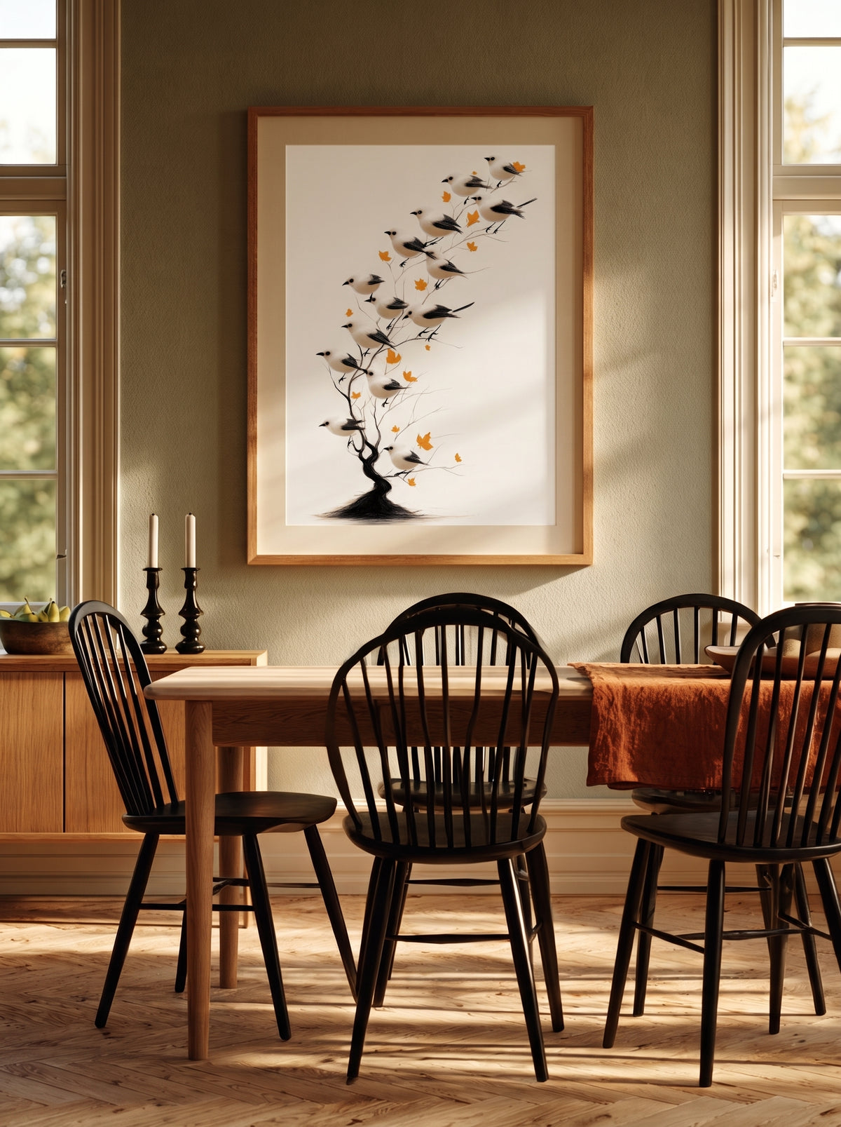 Autumn Ink Painting 200