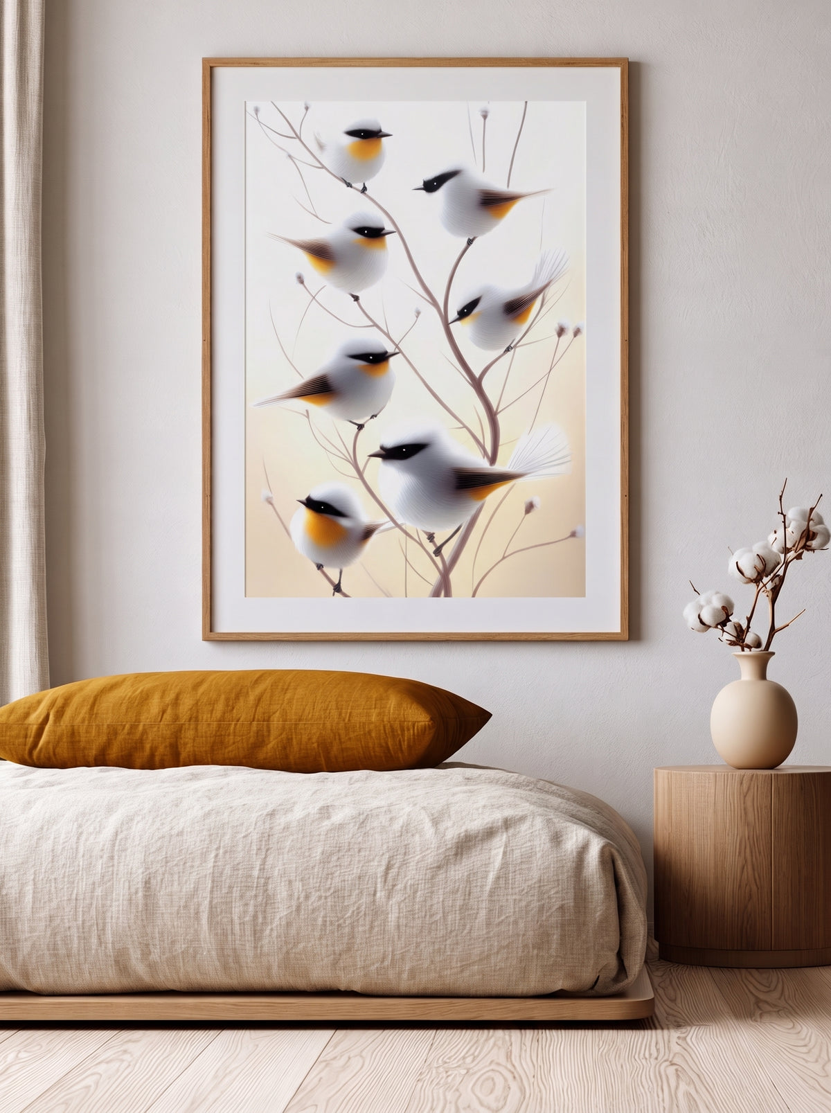 Winter Songbird Painting 201