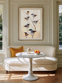 Winter Songbird Painting 201