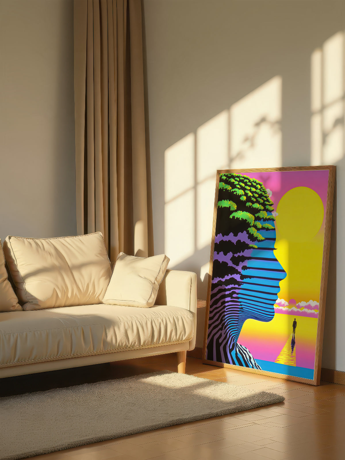 Neon Sunset Portrait 202