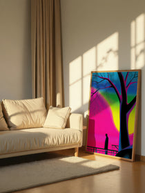Solitary Neon Landscape 203