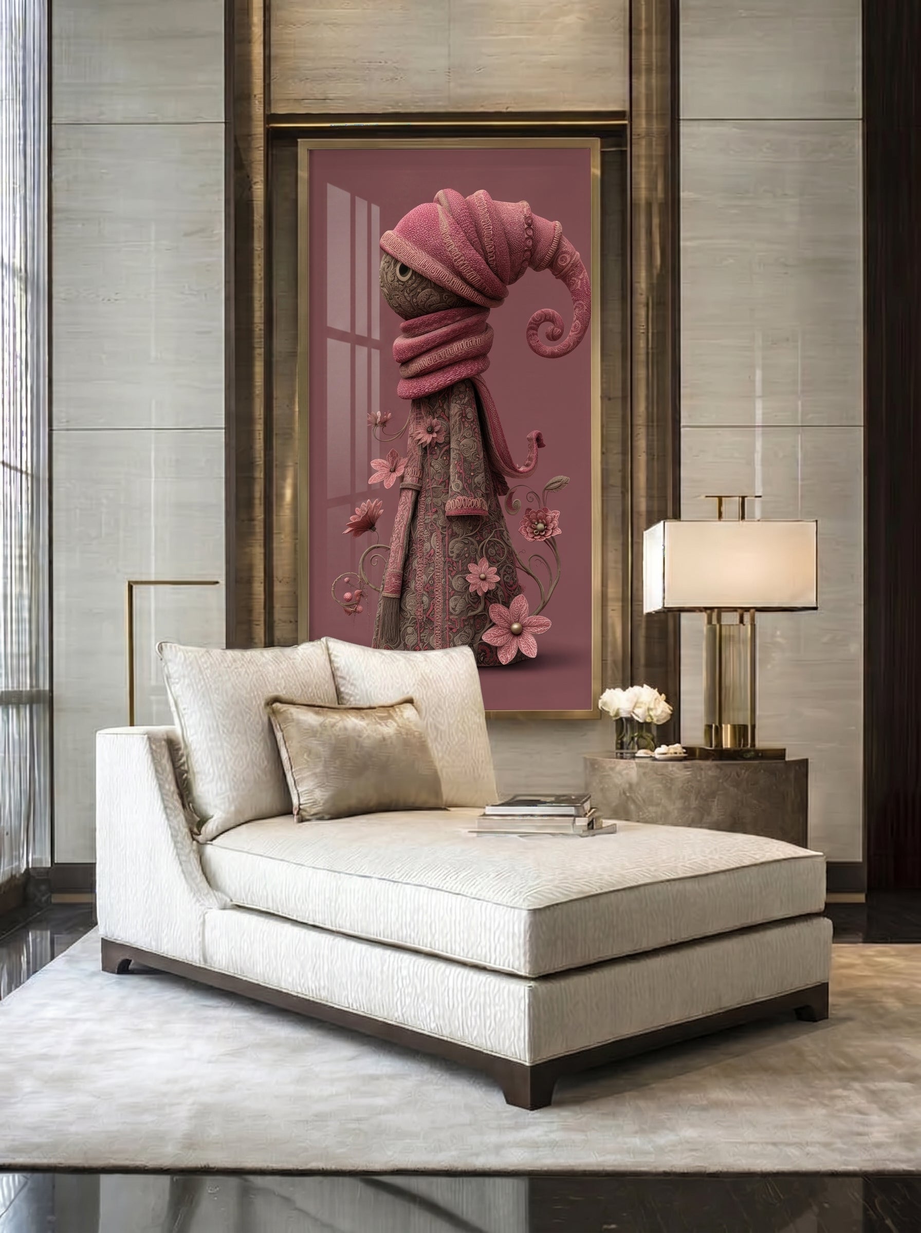 Contemporary Whimsical Portrait – Surreal Playful Figure Wall Art 210 Secondary image