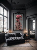 Contemporary Whimsical Portrait – Surreal Playful Figure Wall Art 210