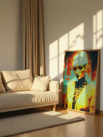 Golden Glitch Portrait 212