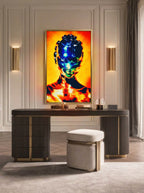 Modern Glitch Illustration – Surreal Digital Distortion Wall Art 213