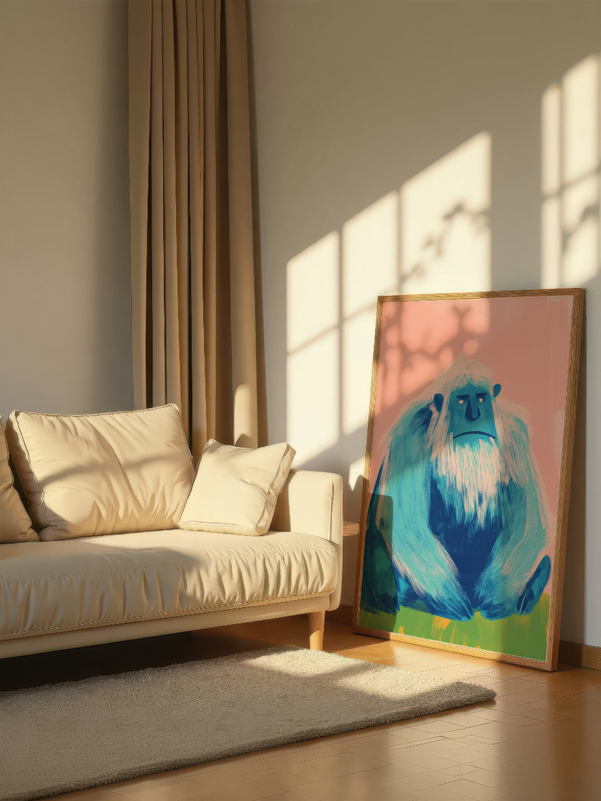 Grumpy Yeti Painting 215