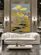 Gilded Nature – Surreal Gold Botanical Wall Art 223