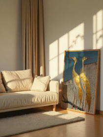 Gilded Crane Pair 225