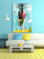 Modern Surreal Portrait – Surreal Contemporary Figure Wall Art 234