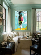 Modern Surreal Portrait – Surreal Contemporary Figure Wall Art 234