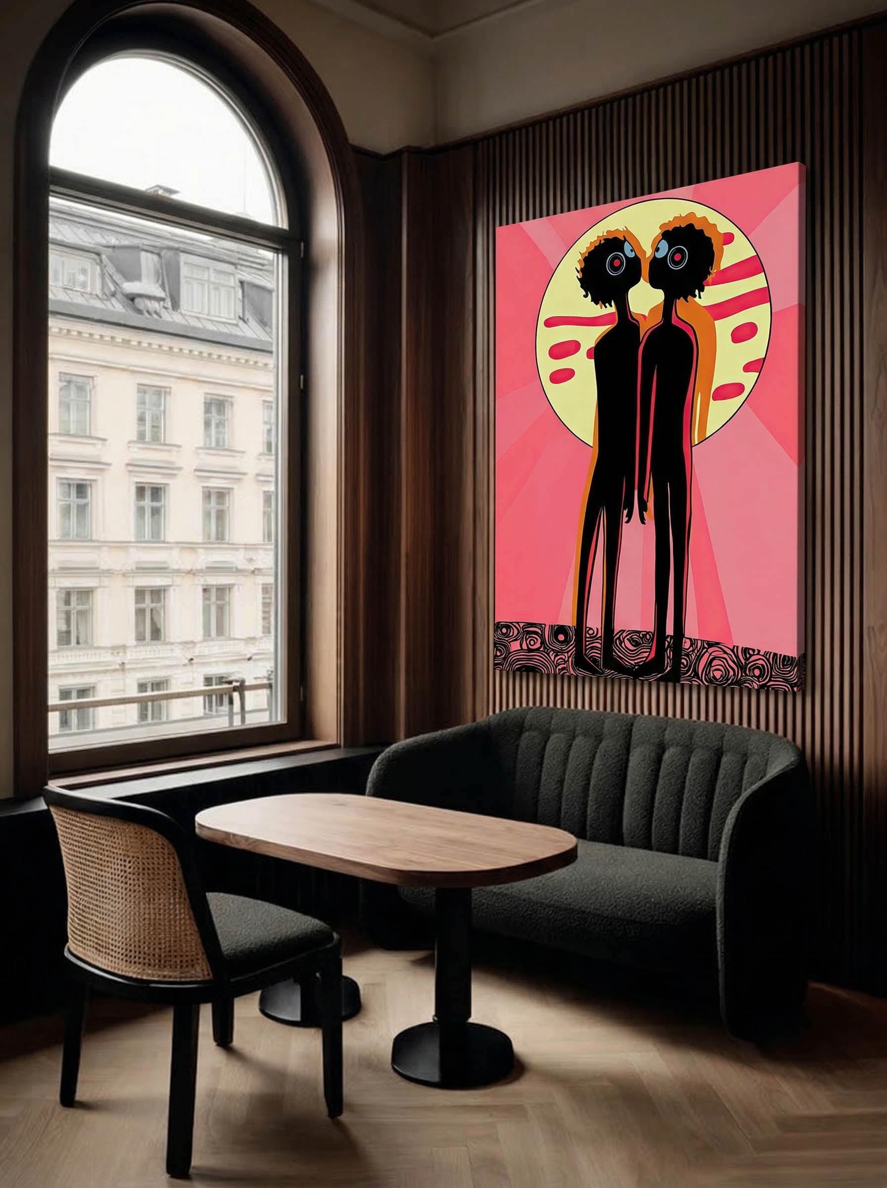 Psychedelic Pop Art – Surreal Neon Color Burst Wall Art 239 Secondary image