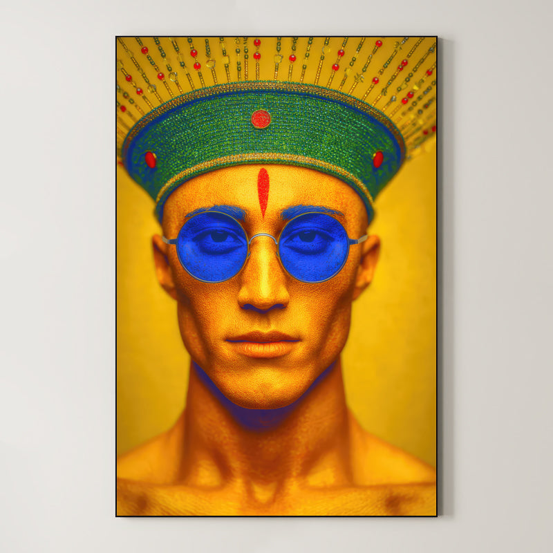 Fine Art Chromatic Figure – Surreal Colorful Wall Art 020 Main image