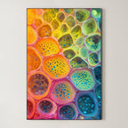 Vivid Macro – Surreal Close-Up Nature Wall Art 306
