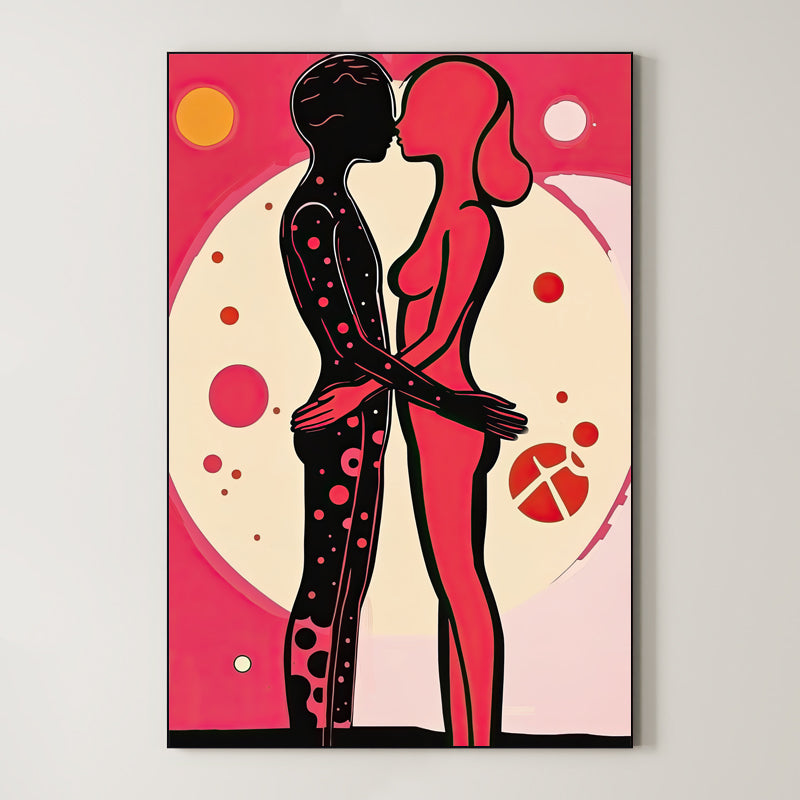 Psychedelic Pop Art – Surreal Vivid Graphic Portrait Wall Art 238
