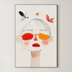 Sketch Illustration – Surreal Drawn Figure Wall Art 364