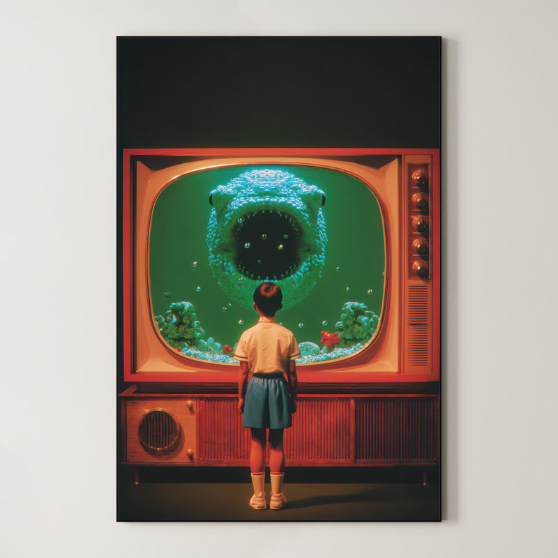 Retro Surrealism – Surreal Vintage Graphic Portrait Wall Art 277