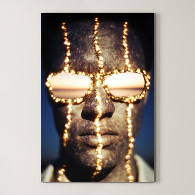 Modern Surreal Portrait – Surreal Layered Figure Wall Art 301