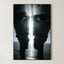 Coastal Mirror – Surreal Monochromatic Seascape Wall Art 596