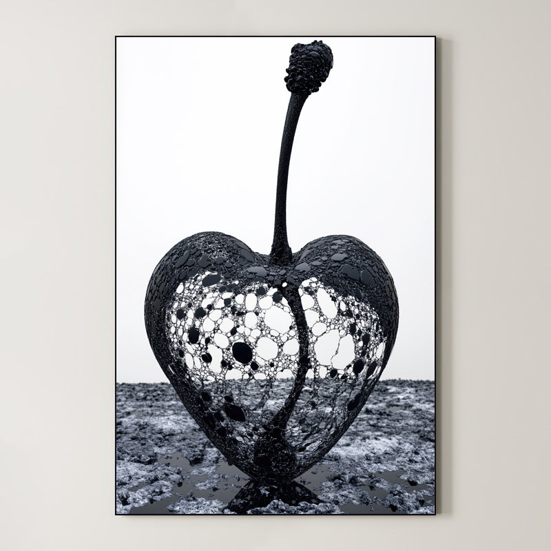 Lattice Fruit – Surreal Sculptural Botanical Abstract Wall Art 284 Main image