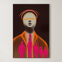 Neon Crowd Portrait 177