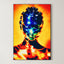 Modern Glitch Illustration – Surreal Digital Distortion Wall Art 213