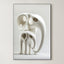 Ivory Echo – Surreal Minimalist Elephant Sculpture Wall Art 193