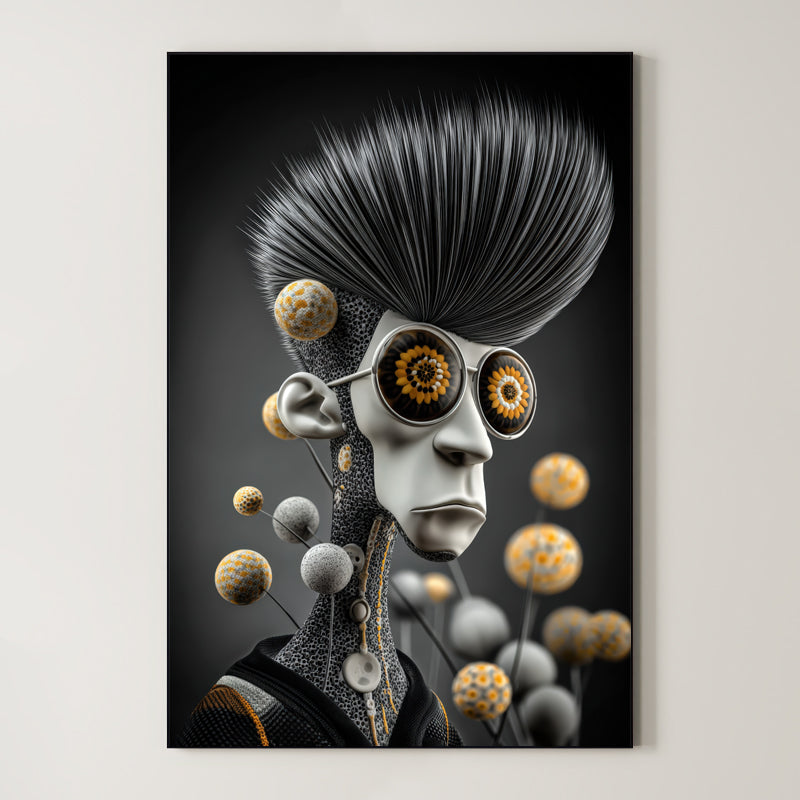 Floral Visionary – Surreal Avant-Garde Fashion Wall Art 263 Main image
