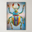 Jeweled Guardian – Surreal Insect Portrait Wall Art 552