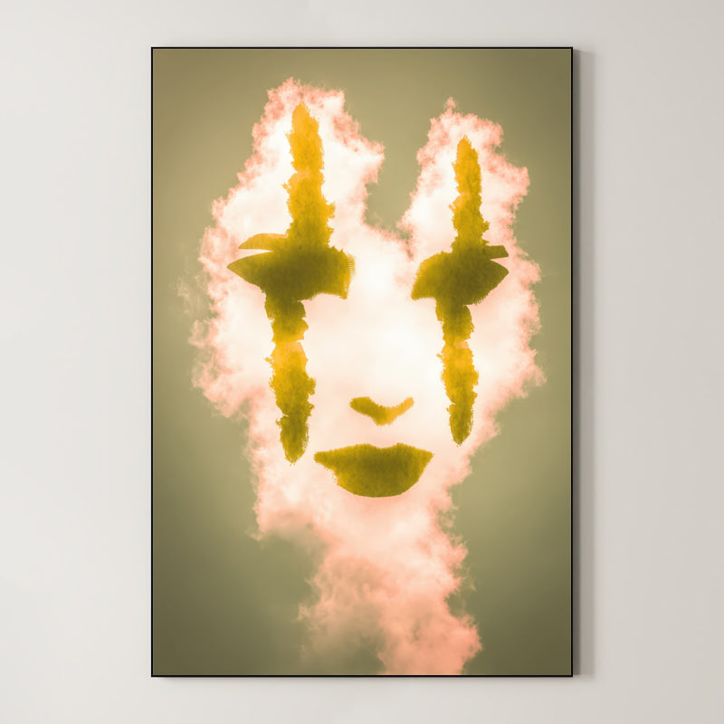 Atmospheric Gaze – Surreal Cloud Abstract Face Wall Art 299 Main image